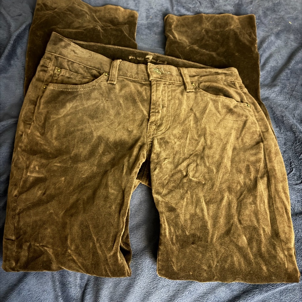 Brown Boot Cut Women's Pants7 4 All Mankind pants, bootcut. 27 waist.